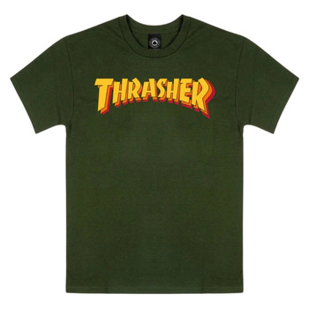 Koszulka Thrasher - Stacked Green