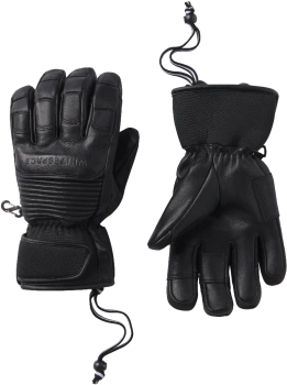Rękawiczki snowboardowe/narciarskie - Whitespace Leather Riding Black