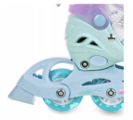 Rolki Regulowane RAVEN Isla Kółka LED