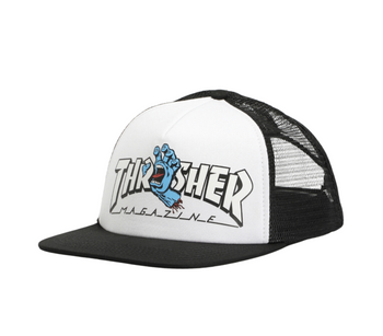 Czapka z Daszkiem Santa Cruz - Santa Cruz X Thrasher Screaming Logo Mesh