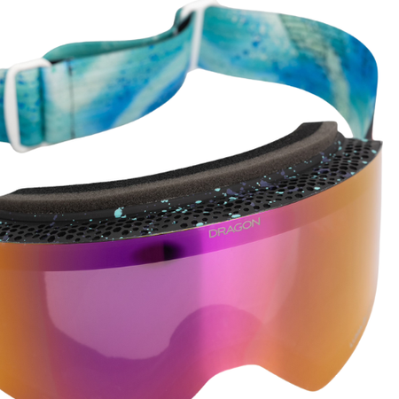 Gogle Narciarskie Dragon R1 OTG - Ratllecan Lumalens Purple Ion