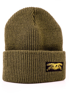 Czapka Zimowa Anti Hero -  Stock Eagle Label olive