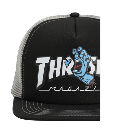 Czapka z Daszkiem Santa Cruz - Santa Cruz X Thrasher Screaming Logo Mesh