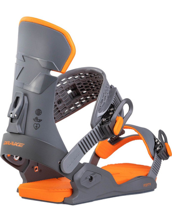 Męskie Wiązania snowboardowe - grey/orange