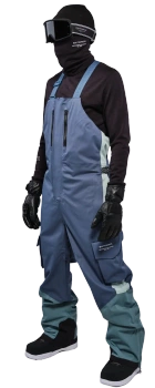 Spodnie snowboardowe WHITESPACE - 2L Cargo Insulated Bib Blue