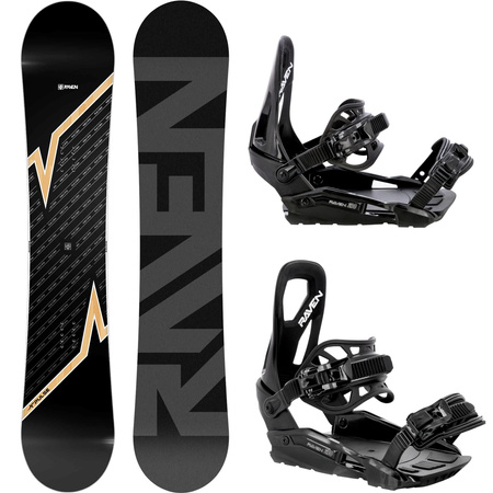 Męski zestaw Snowboard RAVEN PULSE  + Wiązania s230