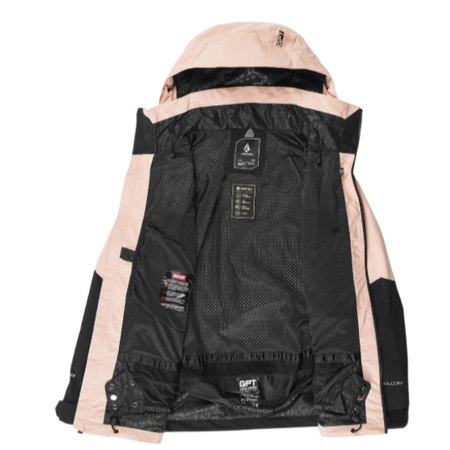 Damska Kurtka snowboardowa -  Volcom At Stretch Gore Tex coral haze 