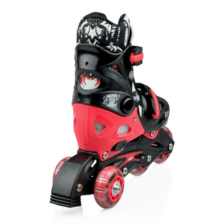 Rolki/Wrotki 3w1 RAVEN Singer Black/Red