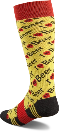 Męskie Skarpety Snowboardowe - ThirtyTwo Tm Merino yellow