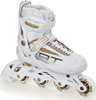 Rolki Regulowane RAVEN Profession White/Gold