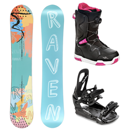 Damski zestaw snowboard Raven Anna