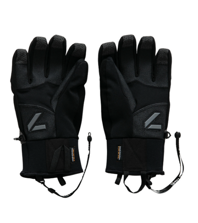 Męskie Rękawice - Level Matrix Gore Tex black grey