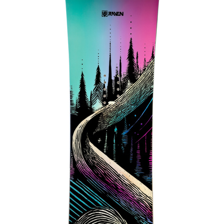 Damska Deska snowboardowa RAVEN Dahlia Carbon Mint/Pink