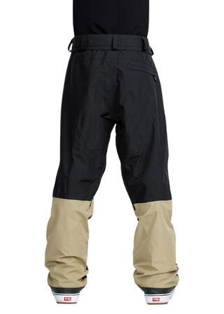 Męskie Spodnie snowboardowe - Volcom Dua Gore Tex Black