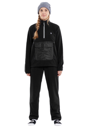 Damska Bluza aktywna Volcom Polar 1/2 Zip black 2024