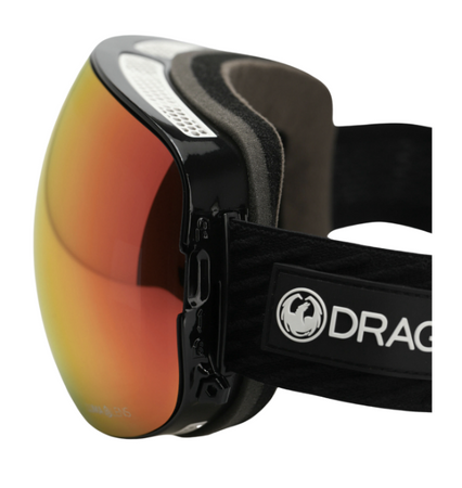 Gogle Snowboardowe - Dragon X2 iconred/lumalens red ion/lumalens light rose