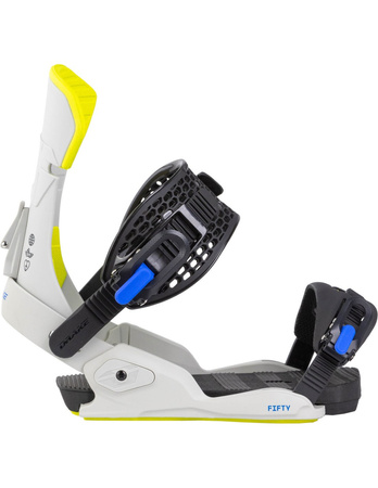 Męskie Wiązania snowboardowe - fifty grey/lime