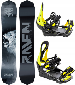 Męski Zestaw snowboardowy Raven Lion + wiązania s230