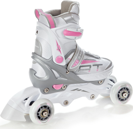 Rolki Regulowane RAVEN Profession White/Pink