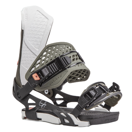 Męskie Wiązania snowboardowe Drake Radar green forest/whit 