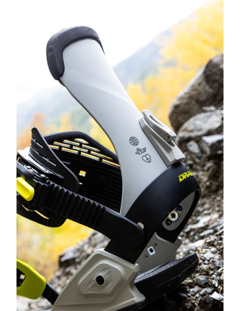 Męskie Wiązania snowboardowe Drake Reload grey/lime