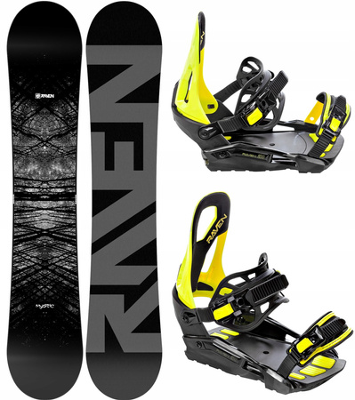 Męski zestaw Snowboard RAVEN mystic  + Wiązania s230