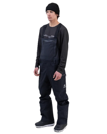 Spodnie snowboardowe Jones - Shralpinist Stretch Recycled 3L Bib Black 
