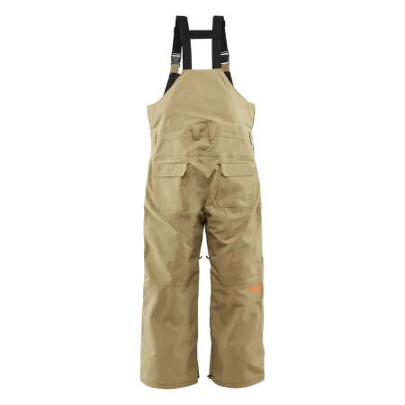 Męskie Spodnie snowboardowe - ThirtyTwo Basement Bib khaki