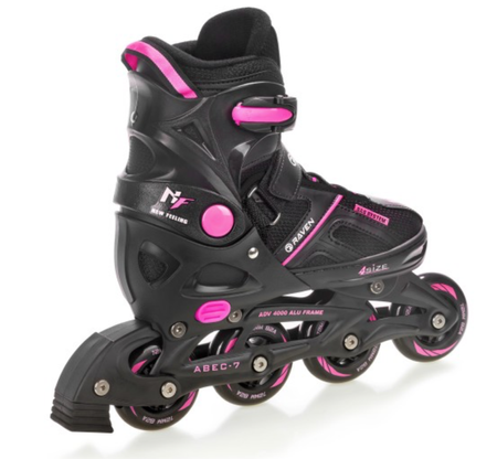 Rolki Regulowane RAVEN Pulse Black/Fuchsia