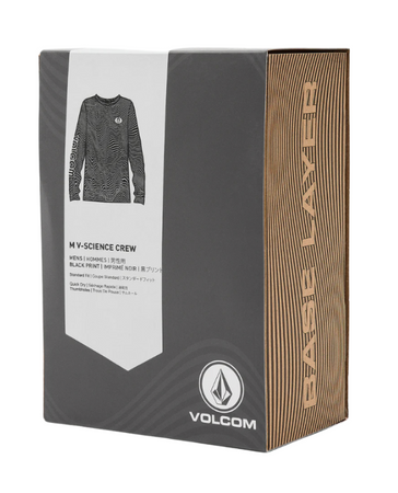 Koszulka Termiczna - Longsleeve Volcom M V Science Crew black print