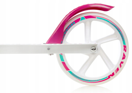 Hulajnoga Raven Dots White 200mm z hamulcem