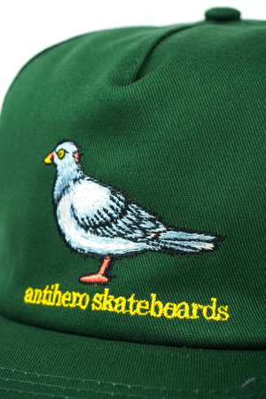 Czapka z daszkiem Antihero - Basic Pigeon forest green