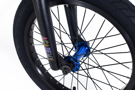 Rower BMX Academy Inspire 8 Metal Black / Blue 16"