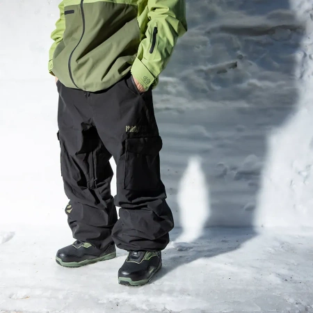 Męskie Spodnie snowboardowe - ThirtyTwo Blahzay Cargo black