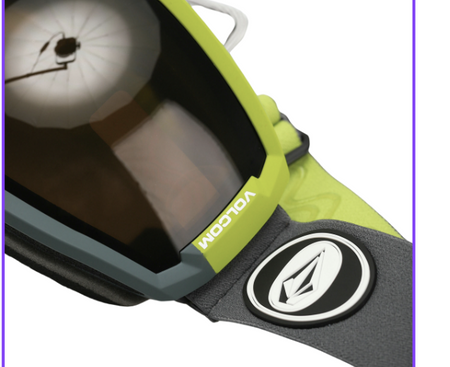 Gogle Snowboardowe - Volcom Migrations citrus/grey bronze