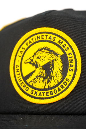 Czapka z daszkiem Antihero - Las Patinetas black/yellow