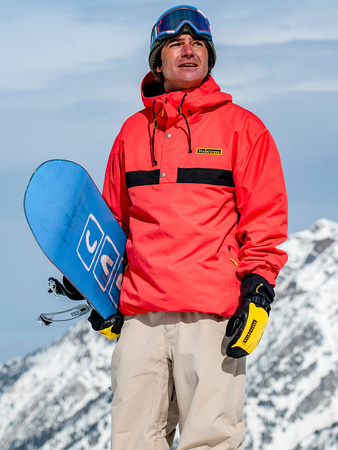 Męska Kurtka snowboardowa Volcom Longo Pullover orange 2024