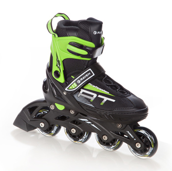 Rolki Regulowane RAVEN Profession Black/Green