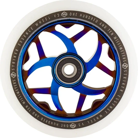  Kółko Do Hulajnogi Wyczynowej -Striker Essence V3 White Metalic Blue Chrome