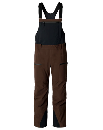 Spodnie snowboardowe Jones - Shralpinist Stretch Recycled 3L Bib Brown 