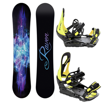 Damski zestaw snowboard Raven Aura