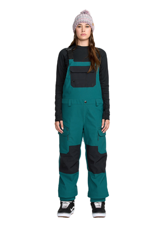 Damskie Spodnie Snowboardowe Volcom Creston 3D Stretch Bib Overall atlantic deep