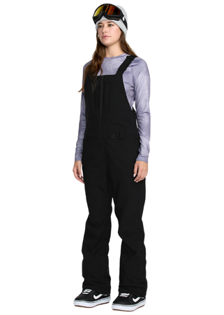 Damskie Spodnie snowboardowe Volcom Swift Bib Overall Black 