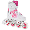 Rolki Regulowane RAVEN Crystal White/Pink