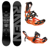 Męski zestaw Snowboard RAVEN Mystic + Wiązania ft360 fastec