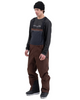 Spodnie snowboardowe Jones - Shralpinist Stretch Recycled 3L Bib Brown 