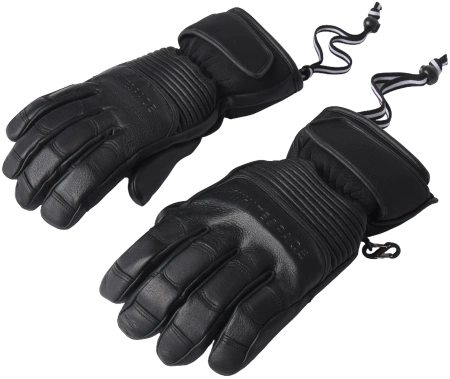 Rękawiczki snowboardowe/narciarskie - Whitespace Leather Riding Black