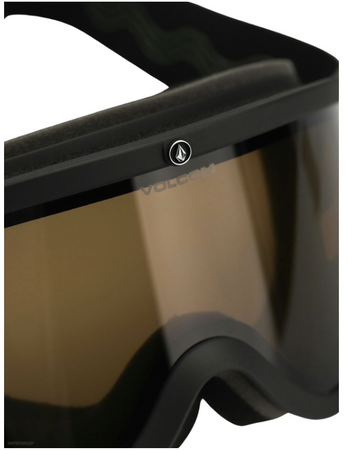 Gogle Snowboardowe  - Volcom Footprints military/black/light bronze