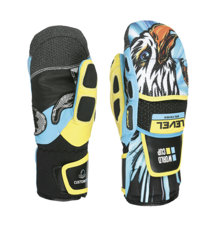 Rękawice - Level Worldcup Jr Cf Mitt JR yellow blue 