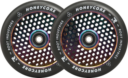 Kółka Do Hulajnogi Wyczynowej Root Honeycore Black 120mm 2-pak